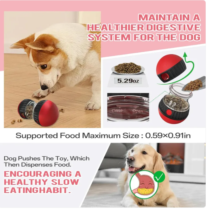 Slow Feeder Puzzle Ball – Smarter Play, Healthier Eating 🐾